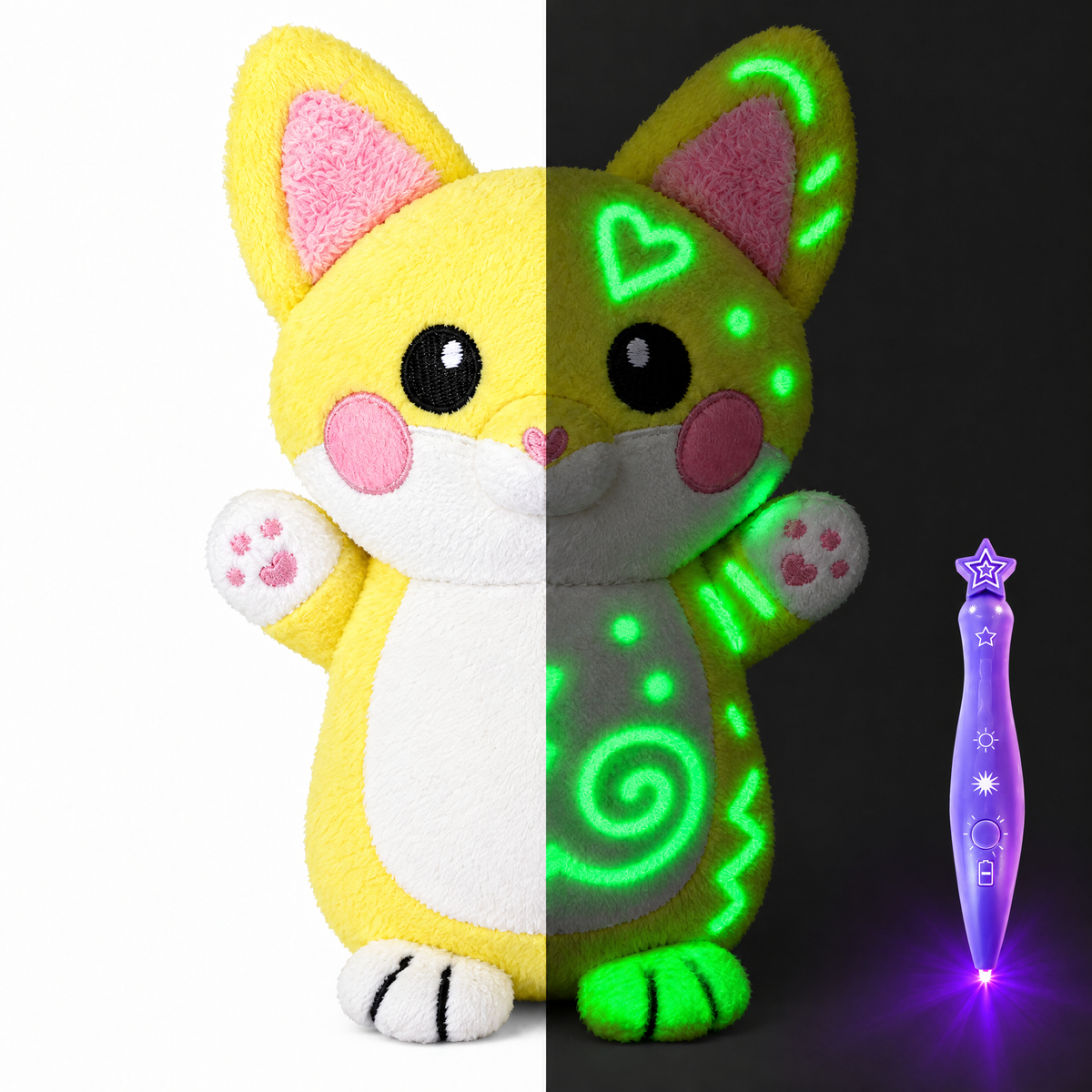 Glimmo™ Draw & Glow Plush
